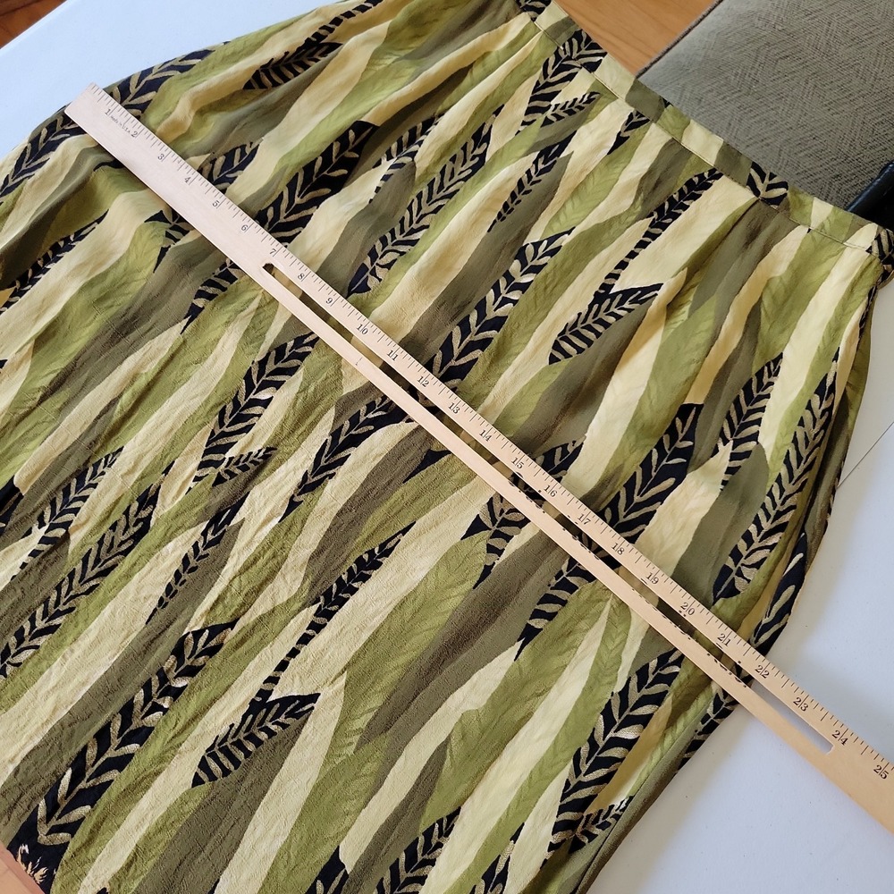 California Krush Midi Straight Skirt Large Zebra Print Pull On Boho Maximalist - Picture 7 of 10